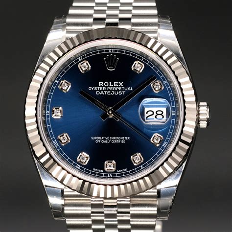 navy blue rolex|Rolex datejust blue dial 41mm.